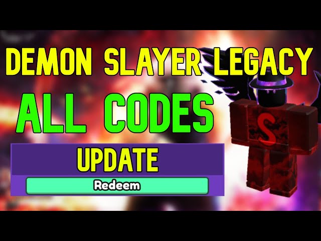 Demon Slayer Legacy Codes - Roblox - December 2023 
