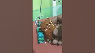 RF 4 Channel Remote Control Relay Module using 433 Mhz RF Transmitter and Reciever bu Manmohan Pal