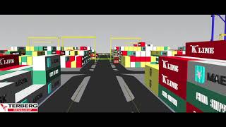 Mixed-Traffic Autonomous Container Terminal Simulation