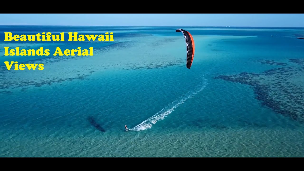 Beautiful Aerial Views of Hawaii Islands.