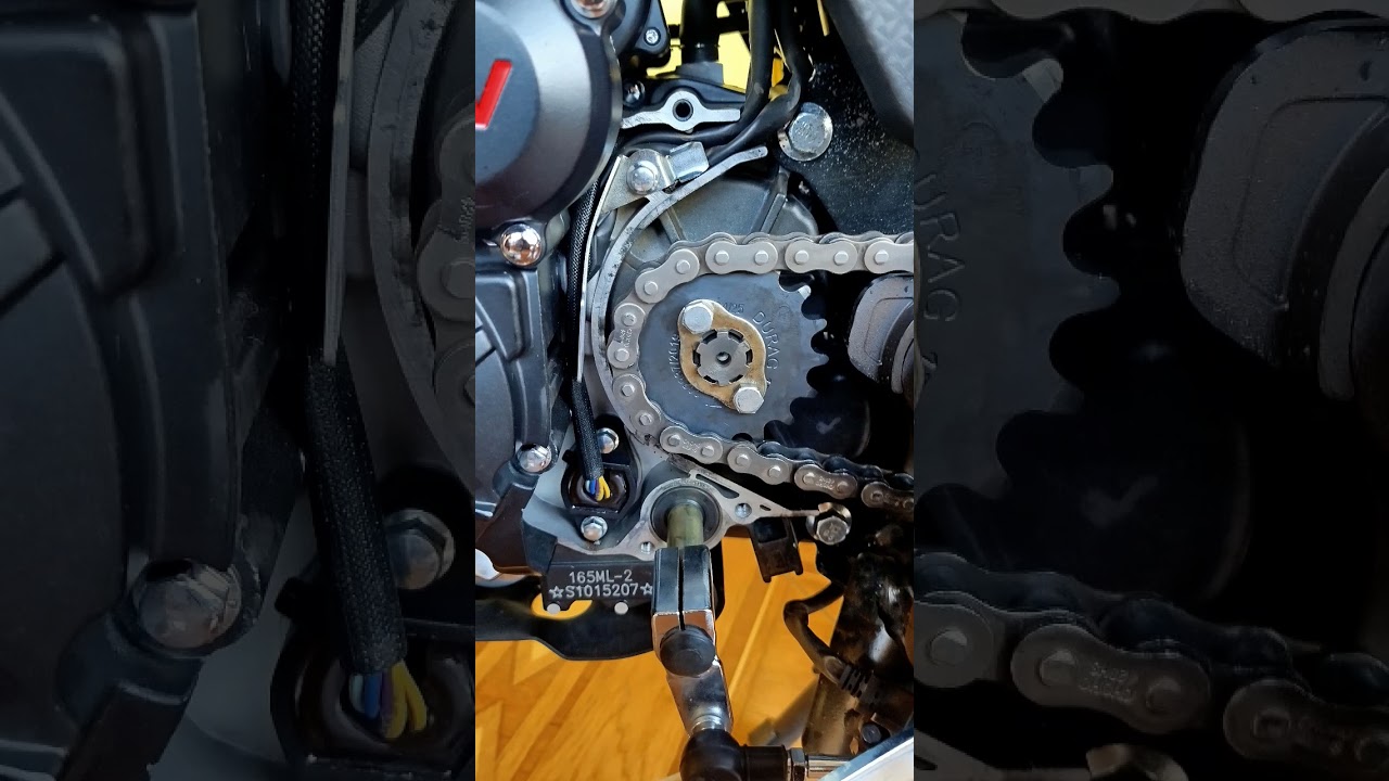 tudo pronto, pinhão 17 dentes