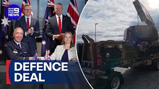Australia on the brink of biggest-ever defence deal | 9 News Australia