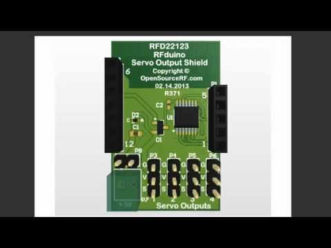 RFduino Servo Shield Circuit Review