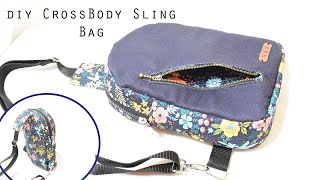 Diy Crossbody Sling Bag  How To Sew A Bum Bag  Sewing Tutorial