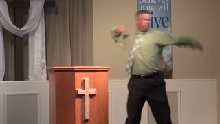 NJ Eric Damman  Demonstrates How he Punched  Child for 'Not Taking God Seriously'...