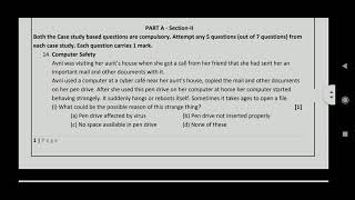 Computer || Class 9 || Code 165 || Annual Exam Question Paper || 2020-2021