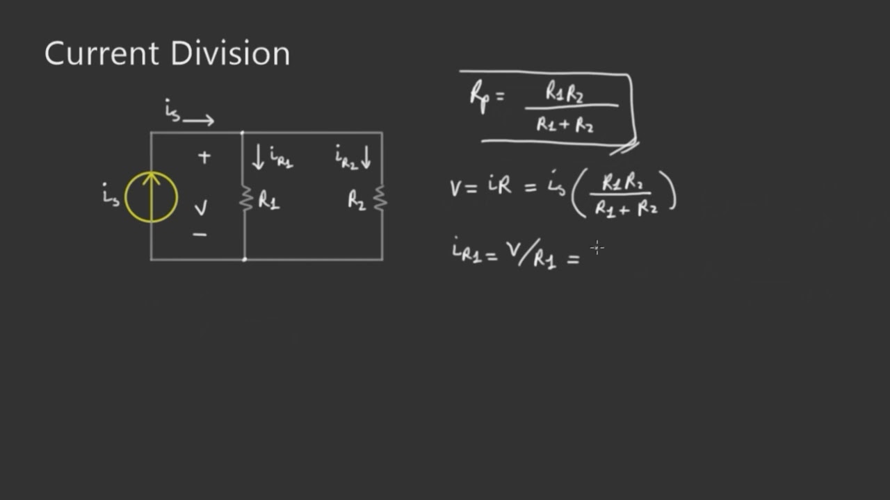 How Does Current Division Actually Work In Circuits?