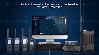Solve Forest Communication Dead Zones | BelFone Ad Hoc Mesh Radio System