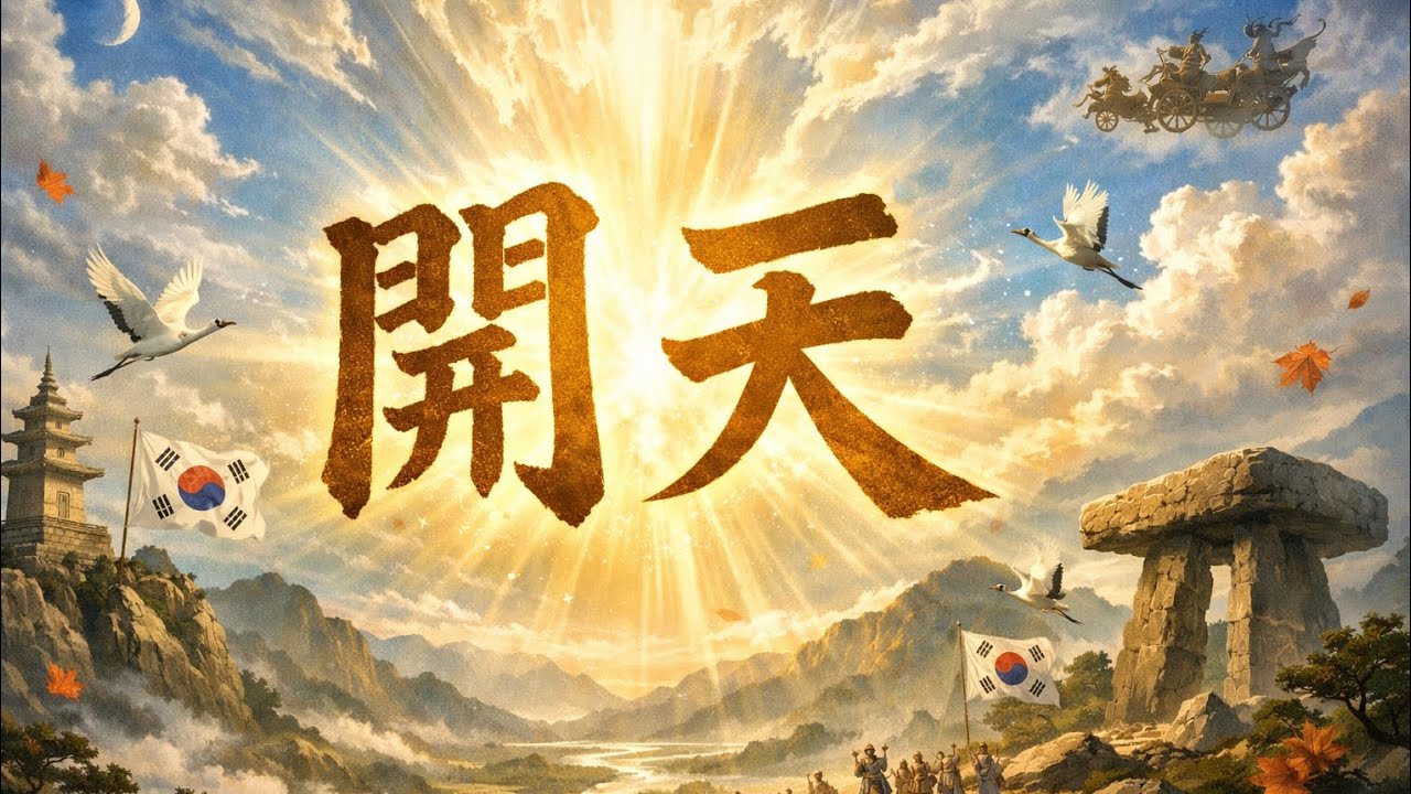대한민국 5대 국경일 축하무대 국학기공 완성!! 창작기공 開天 #국학기공 #국경일 #개천절 #힐링 #명상