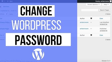 Change Wordpress Password - How to Change Your Wordpress Password from Dashboard