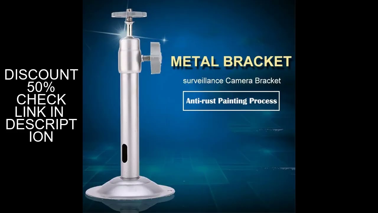 Adjustable Security Camera Metal Brackets Indoor/Outdoor Security Wall Mount for CCTV Security Camer
