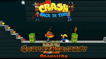 Crash Bandicoot - Back In Time Fan Game: Aangepast level: Cortex-vliegtuig door OrangeFox