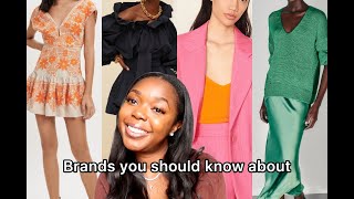 5 FASHION BRANDS YOU’LL LOVE|SANDRO,PATOU,Marine Serre,Maje& more
Hello gorgeous, in todays video I will be sharing my absolute favorite brands from my top contemporary fashion brands such as Patou, Sandro Paris, Maje Paris, Marine Serre and Massimo Dutti.
I own pieces from the majority of these brands and I LOVE their quality and styles and I thought itd be great to share them with you so you can try it and then share your feedback.
I will leave some links on some of the pieces that I own and all of the below links are affiliate links which means I will get a commission if you buy an item using these links (Ad) - you dont have to use them if youd prefer not to. You do NOT get charged extra for using the below links.
Maje dark green dress:
https://rstyle.me/cz-n/gdw5i5dsgsp
Maje Paris
Bright green dress
https://rstyle.me/cz-n/gfwysxdsgsp
Sandro Paris smiley dress
https://rstyle.me/cz-n/gd6kfrdsgsp
Sandro Paris green blazer
https://rstyle.me/cz-n/gd2u93dsgsp
Music: You Know
Musician: Jeff Kaale
Links to the other luxury fashion videos are below
SANDRO PARIS HAUL
https://youtu.be/35LutJBL0og
WHATS IN MY BIRKIN ?
https://youtu.be/PF2FbgeppQs
HERMES BIRKIN UNBOXING 2021
https://youtu.be/ReJv3MEPfQk
My Instagram : https://www.instagram.com/jacira_isabel
https://www.instagram.com/Jaci_bitestheworld
Business email :ljacira172@gmail.com 5 FASHION BRANDS YOU’LL LOVE|SANDRO,PATOU,Marine Serre,Maje& more