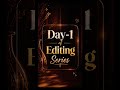 Editing Series Begins 🎬 | App Introduction… #learnediting #videoediting #ytshorts