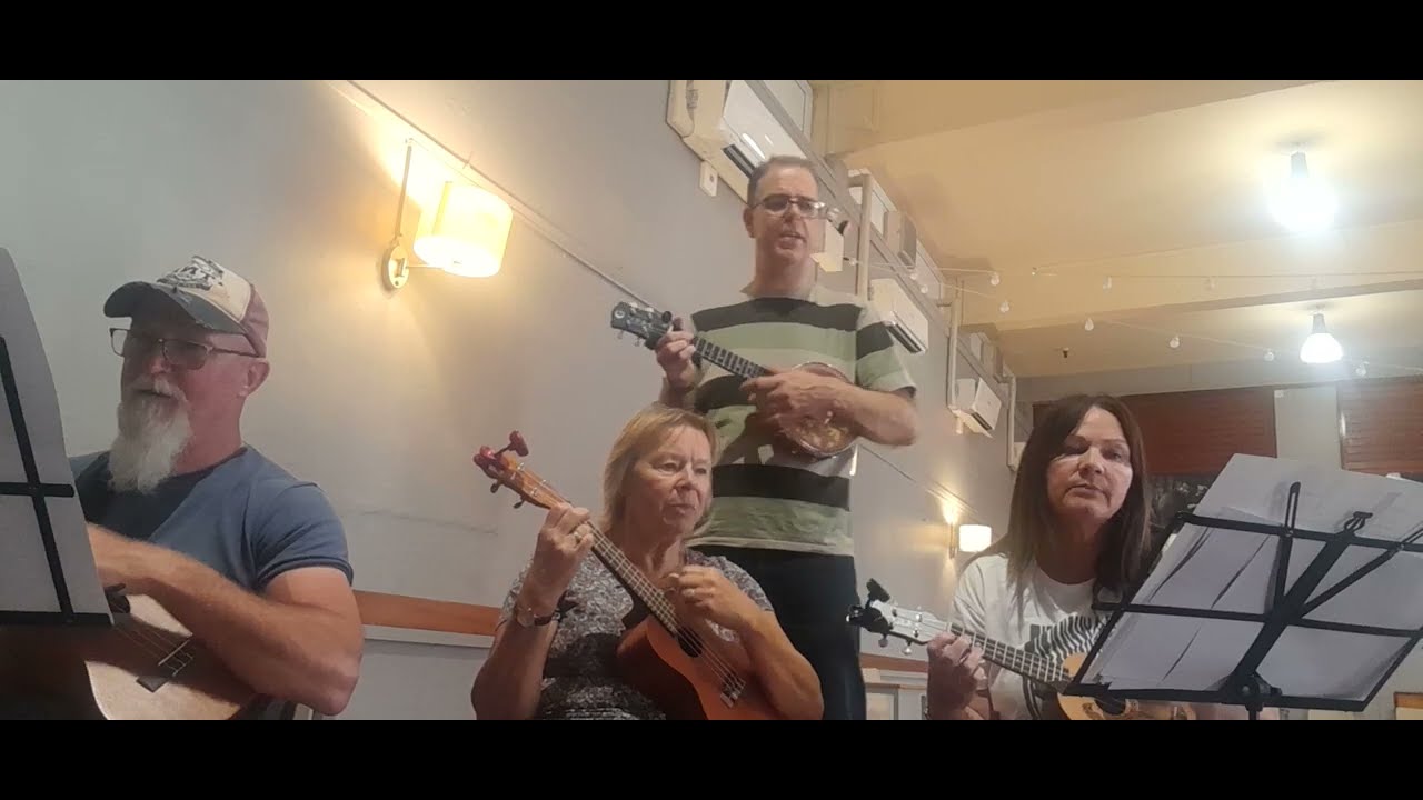 Bristol Folk House Ukulele Beginners play Octopuses Garden YouTube