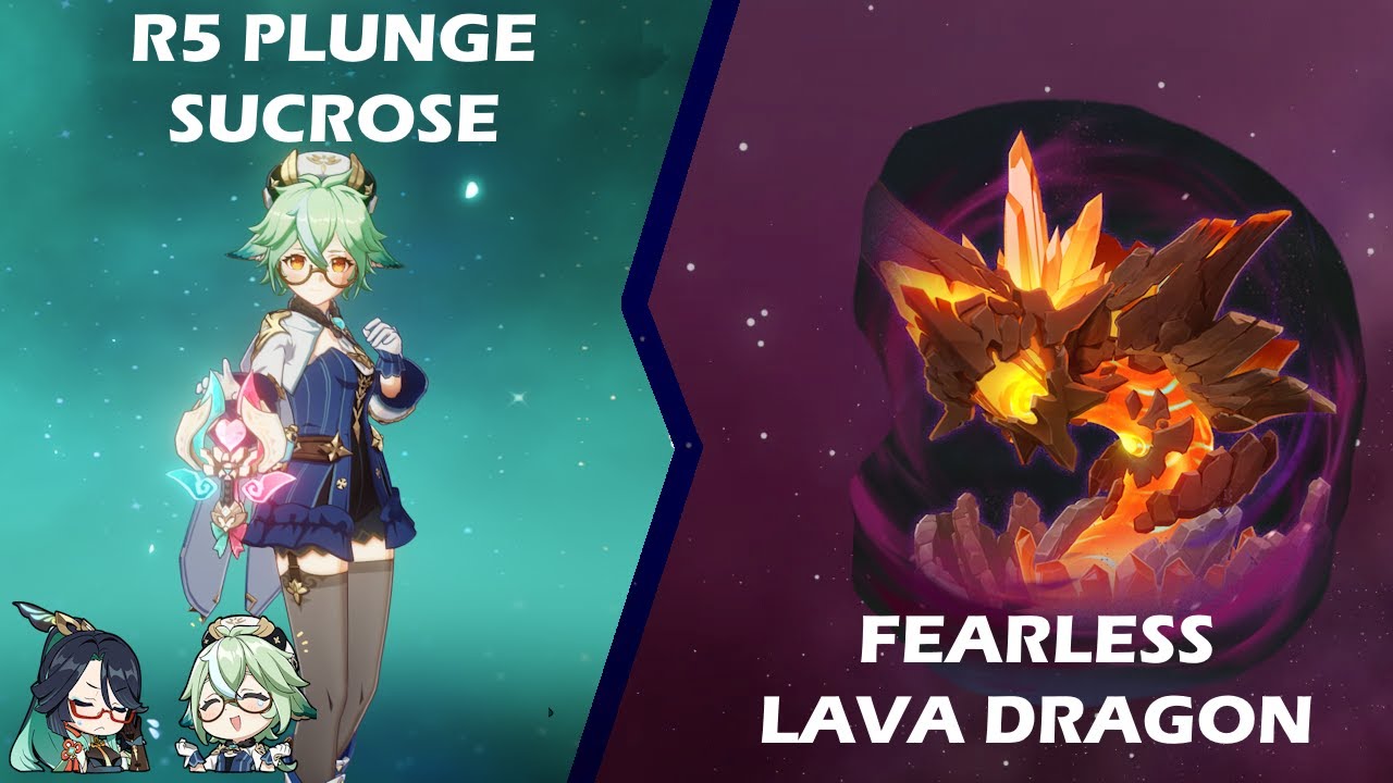 Plunge Sucrose vs FEARLESS DIFFICULTY Lava Dragon Statue (Stygian Onslaught)