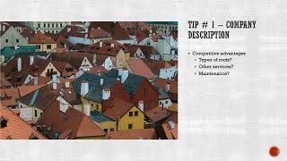 How to write a Roofing Contractor Business Plan by Dr. Paul Borosky, MBA. - Tips and Tricks.