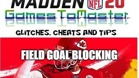 Madden 20 Glitches Cheats and Tips - Field Goal Block
