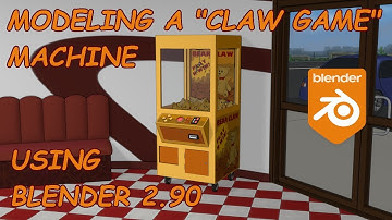 Modeling A "Claw Game" Machine With Blender 2.90