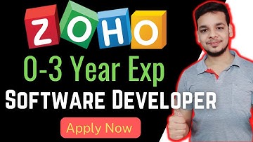 Zoho Hiring Software Developer | Latest Off Campus Job Drive | Freshers | Job Update |