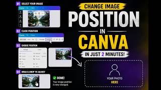 How to change the position of image in Canva only just in 2 minutes