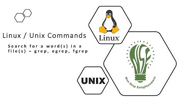#16 | Searching for words in files |  | Linux/Unix Commands | grep | egrep | fgrep