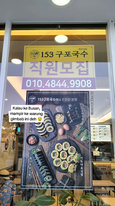Keto Gimbab / Keto Kimbab Enak di Busan #shorts #enak #kimbab #busan #korsel #jalanjalan