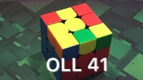 Which OLL 41 Algorithm Do You Use?