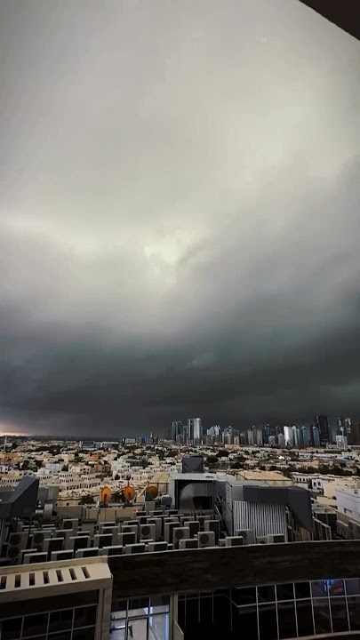 Dubai Rain #strom #timelapse