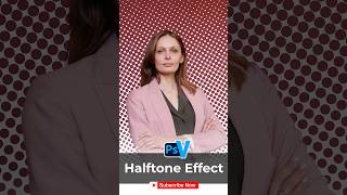Halftone Effect on Background Quick Tutorial #photoshop