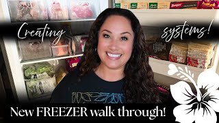 Creating Systems to Make My Life Easier! 🌿 New Upright Freezer Walk-through!