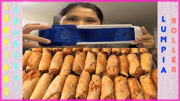 CRISPY LUMPIANG SHANGHAI (FT. NEW KITCHEN GADGET- dolmer lumpia roller) Vlog #13