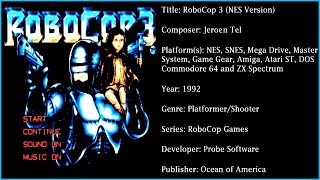 RoboCop 3 (NES) [Soundtrack in FULL HD & 320 KBPS]