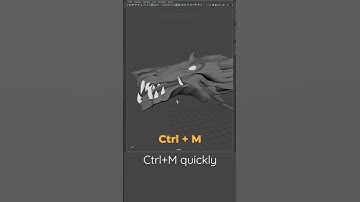 Boost Your Maya Workflow: Top Viewport Shortcuts You NEED to Know! 💥#shorts
