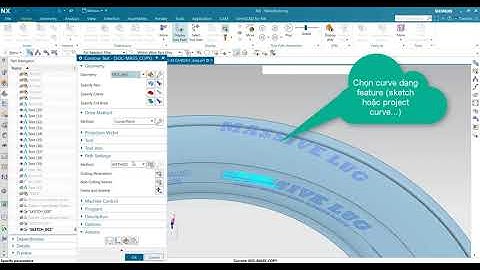 NX tips: Chọn đường hàng loạt trong NX CAM - Curve point drive