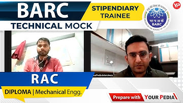 RAC Mock Interview for BARC Stipendiary Trainee | Interview Preparation with YourPedia
