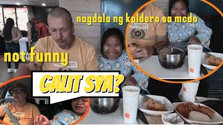 Pranking Aksel nagdala ng kaldero with rice sa Mcdo