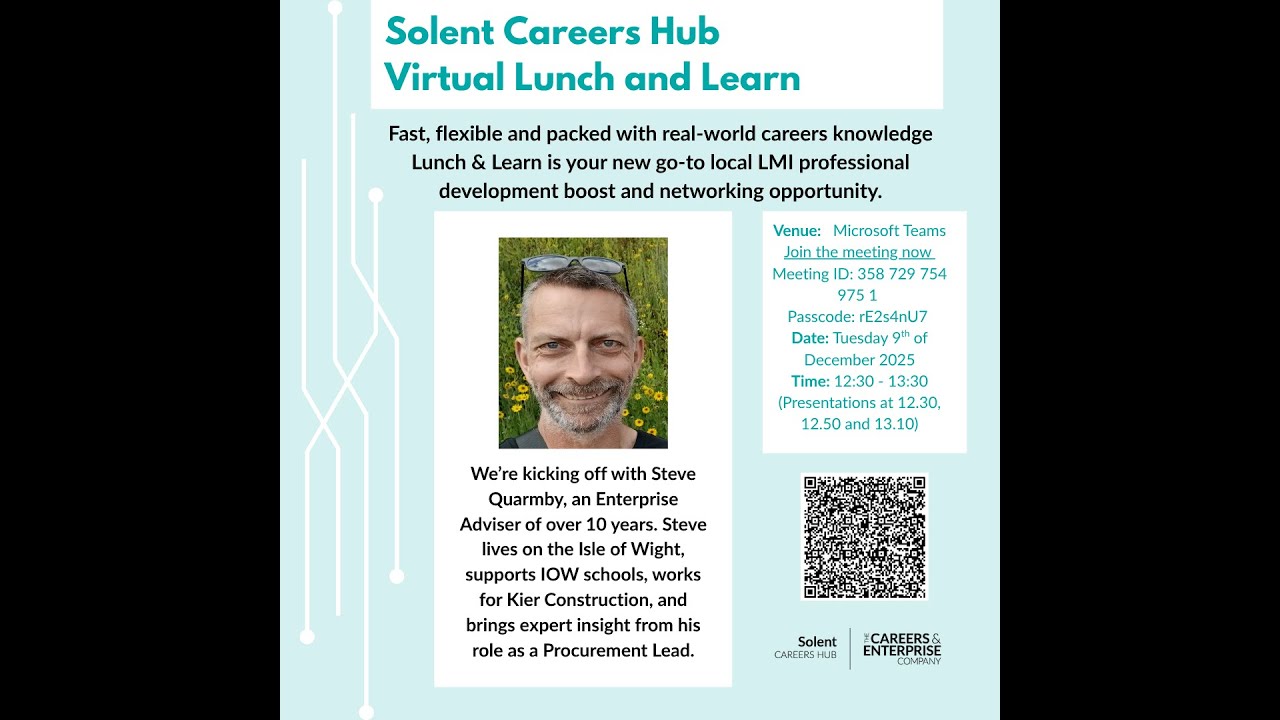 Lunch and Learn Solent LMI Pilot