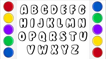 Learn Alphabet a to z  - Coloring  and Drawing for kids - Let