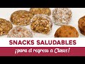 Snacks Saludables para el regreso a clases - RECETA FÁCIL  / Cositaz Ricaz