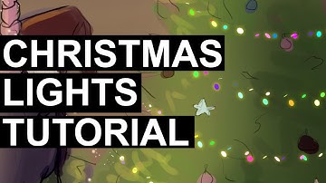 Quick and Easy Christmas Lights in Photoshop (Twitch Stream Highlight)