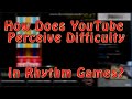 How Does YouTube Perceive Difficulty in Rhythm Games?