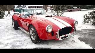 393 Stroker Shelby Cobra Winter Startup