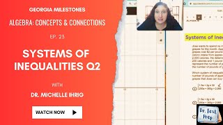 Algebra EOC: Ep. 23 Systems of Inequalities Q2