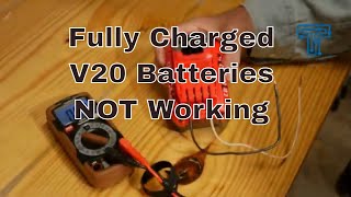 Craftsman V20 Batteries Fully Charged but Dead - Is the charger the culprit?