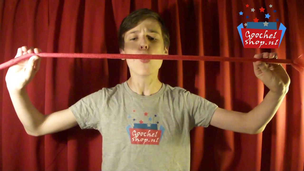 GOOCHELTRUC STIJF TOUW