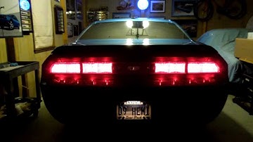 Mopar Accessory Sequential Taillights on a 2009 Challenger