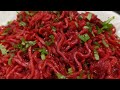 Beetroot Maggi recipe | Healthy &amp; Tasty Maggi | Red Maggi | Noodles