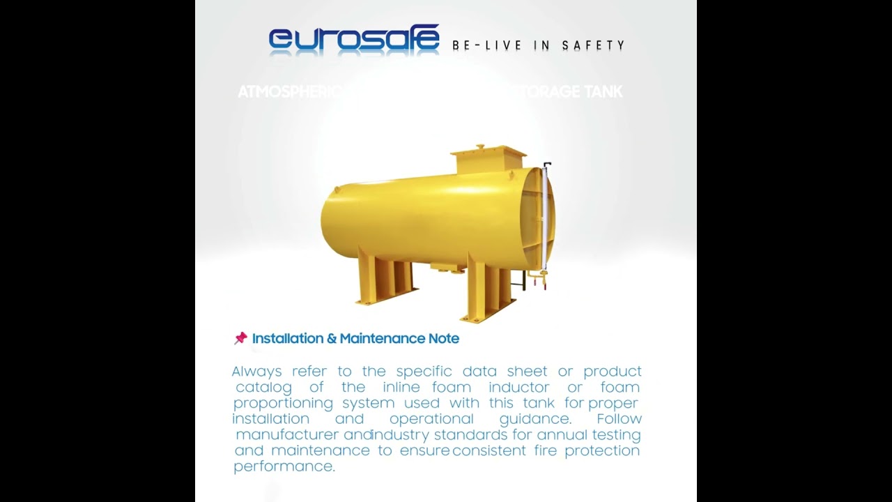 Eurosafe Atmospheric Foam Concentrate Storage Tank 2.0