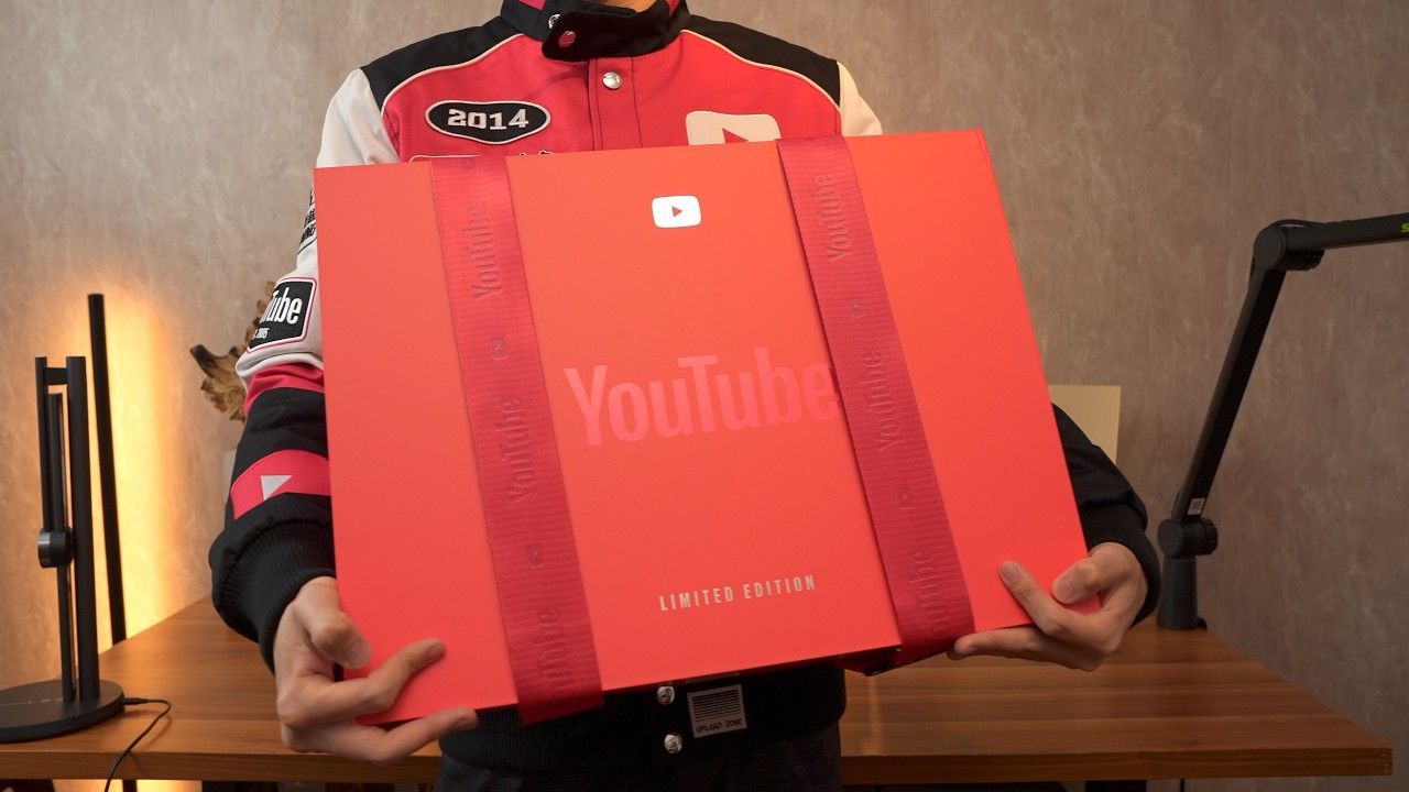 YouTubeさんからプレゼントが届いた。